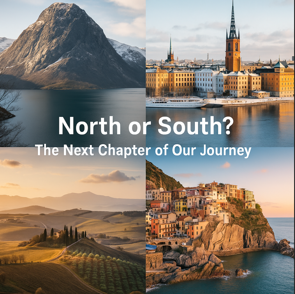 Images of Norway, Sweden and Italy